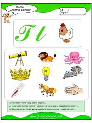 T Sesi Çalışma Sayfaları